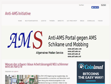 Tablet Screenshot of anti-ams.org